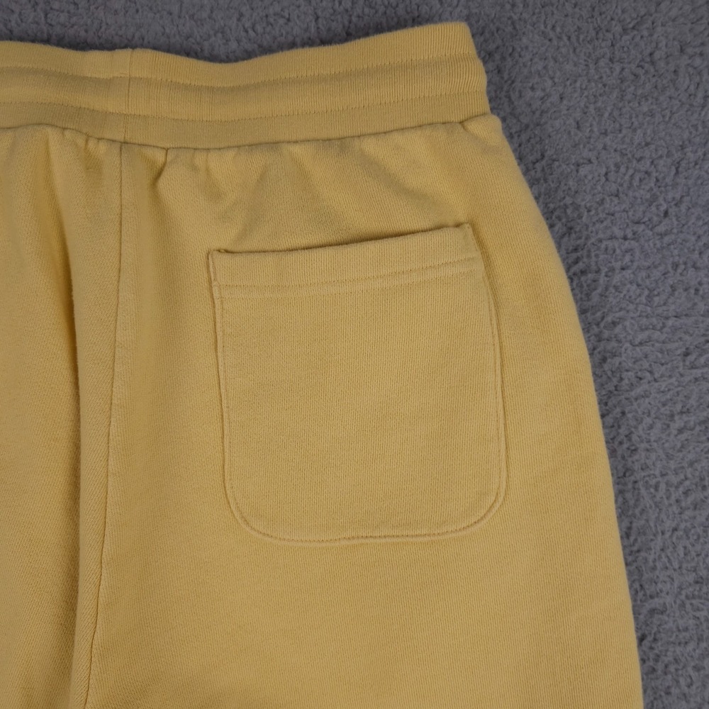 John Elliot Sweatpants Mens 3 US Large Yellow French Terry Jogger Lounge Pants - Picture 12 of 14